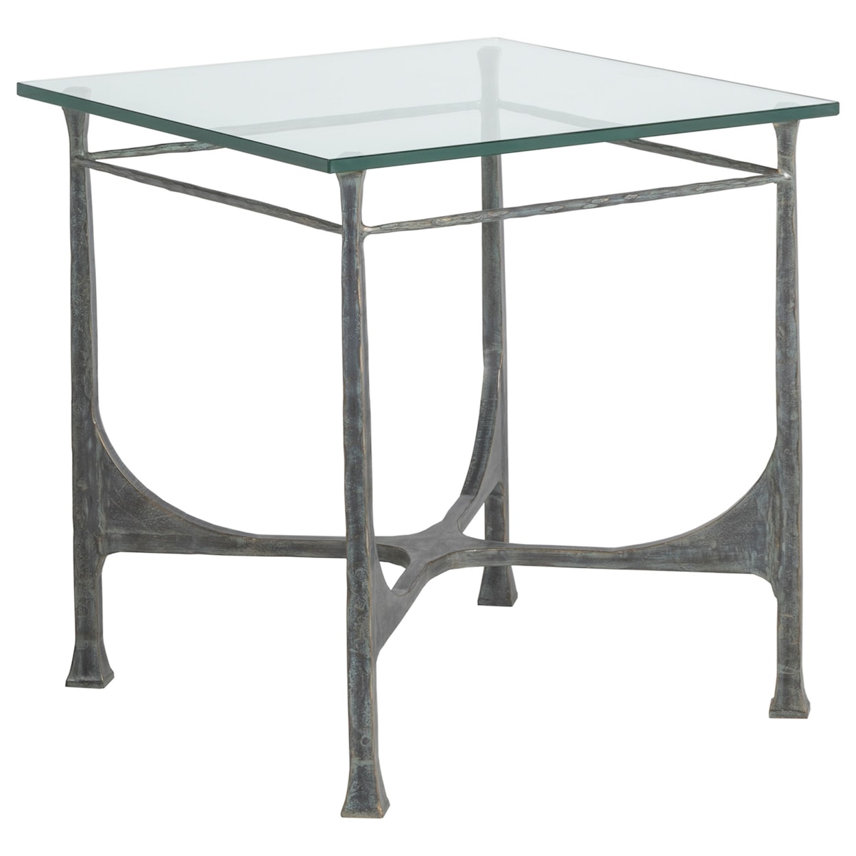 Artistica Artistica Metal Bruno Square End Table