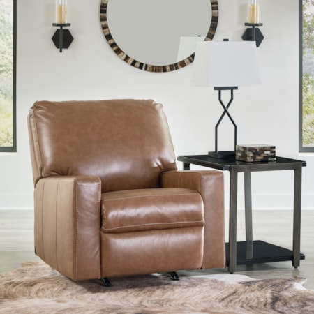 Leather Rocker Recliner