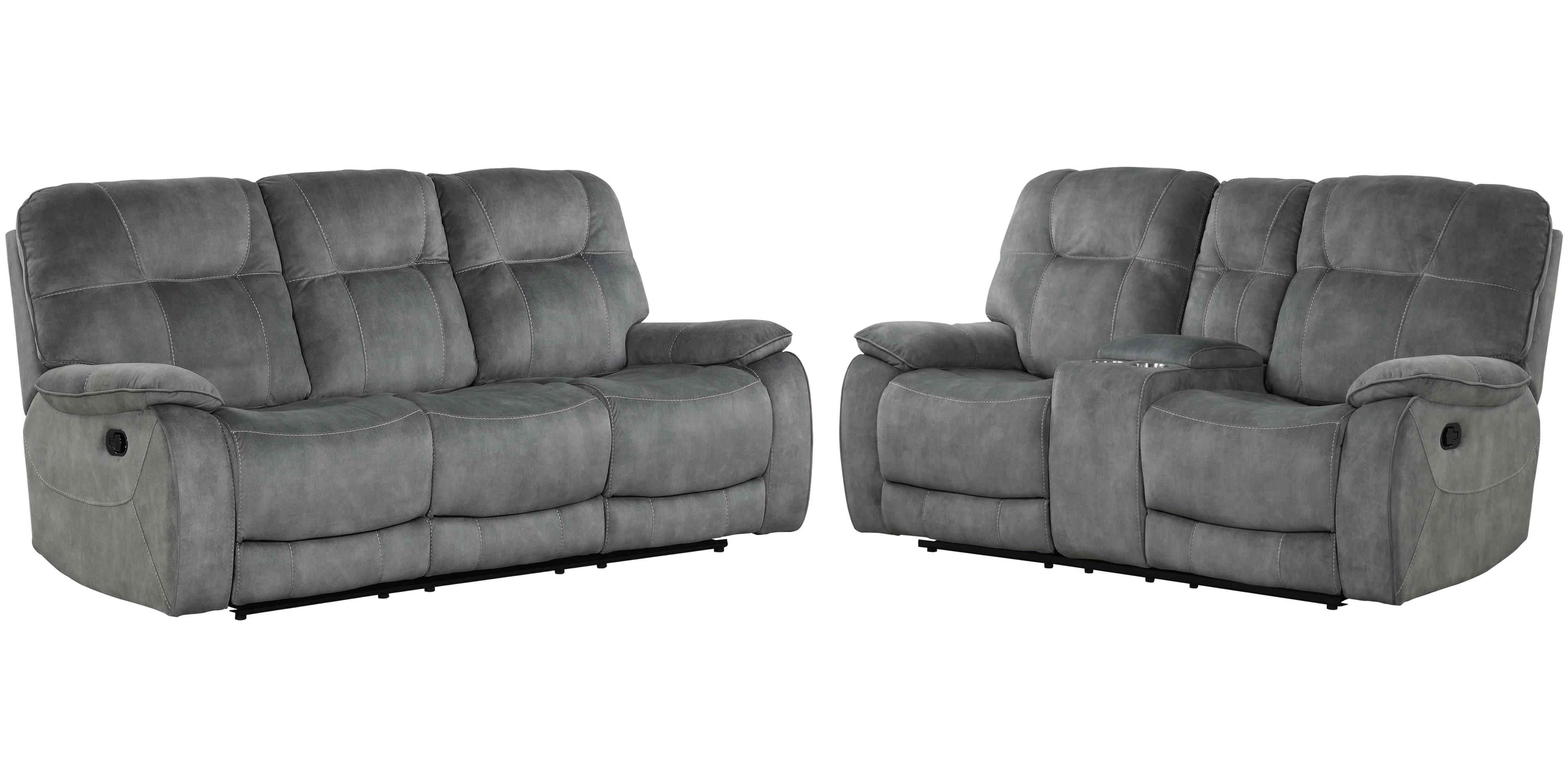 Parker Living Cooper Manual Reclining Sofa and Loveseat Set