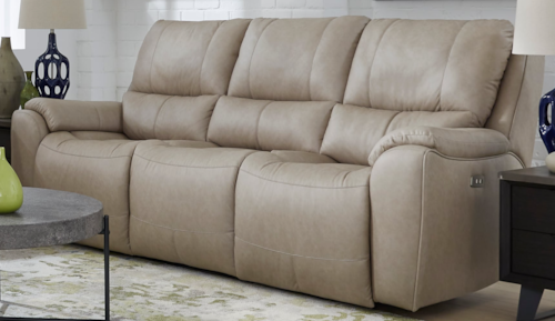 Power Headrest Double Reclining Sofa with Next Level