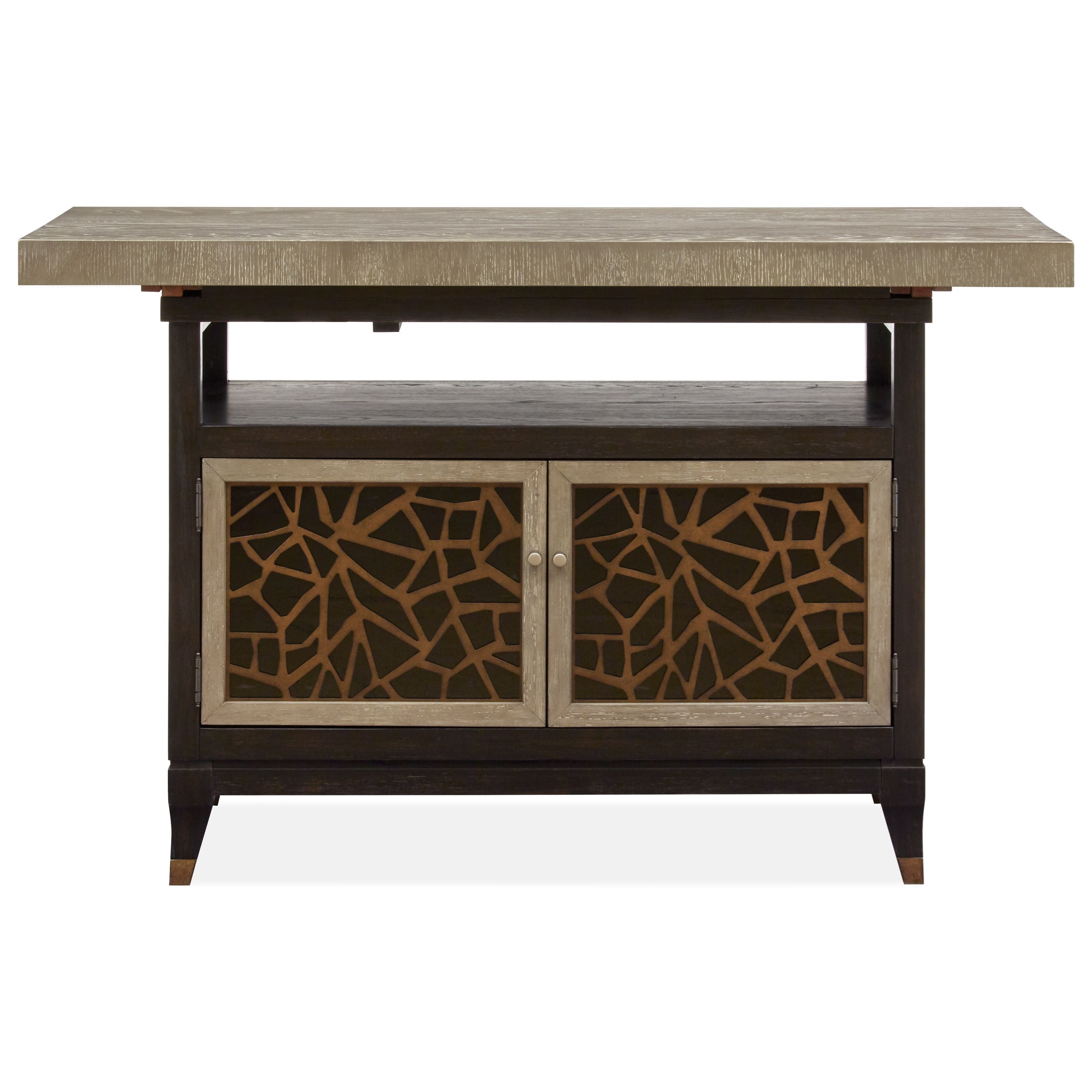 Magnussen Home Ryker Dining D5013-42 Transitional Rectangular Counter ...