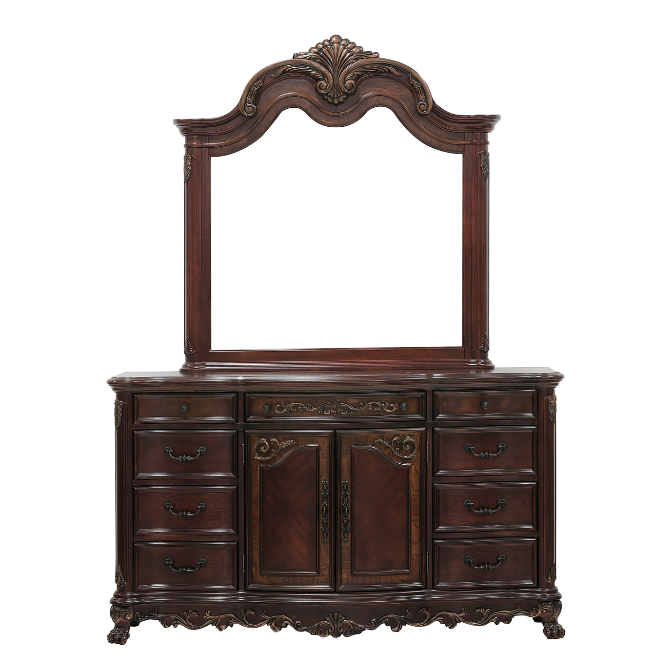 9-Drawer Dresser and Mirror