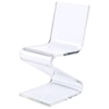 Elements International Iris Acrylic Z-Chair