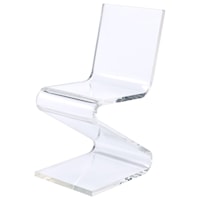 Contemporary Acrylic Z-Chair