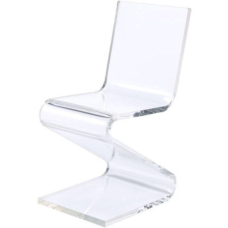 Contemporary Acrylic Z-Chair