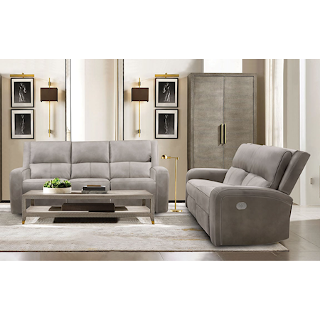 2-Piece Power Reclining Living Room Set