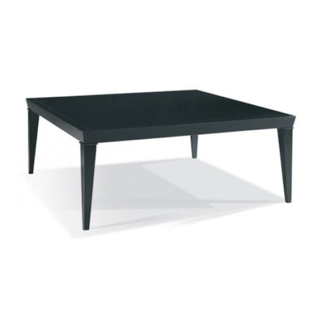 Cocktail Table 19"H With Tapered Leg