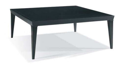 Cocktail Table 19"H With Beveled Top Tapered Leg