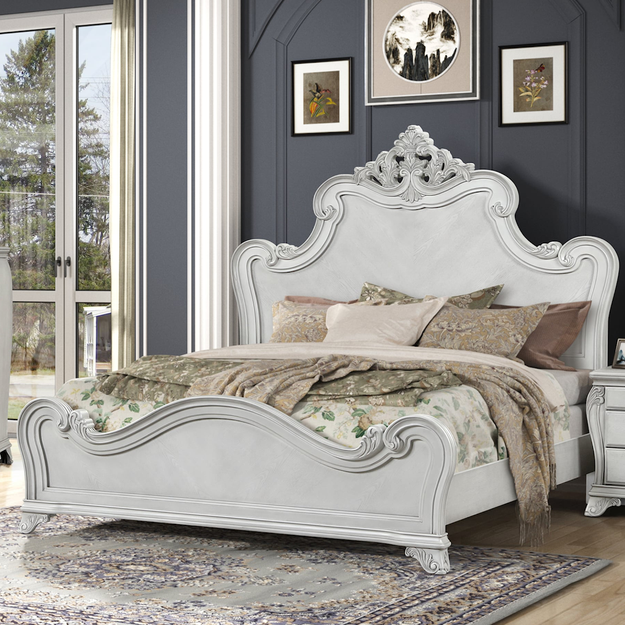 New Classic Cambria Hills California King Arched Bed