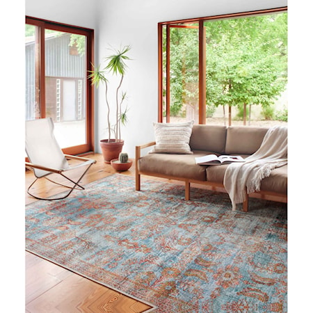 18&quot; x 18&quot;  Ocean / Spice Rug