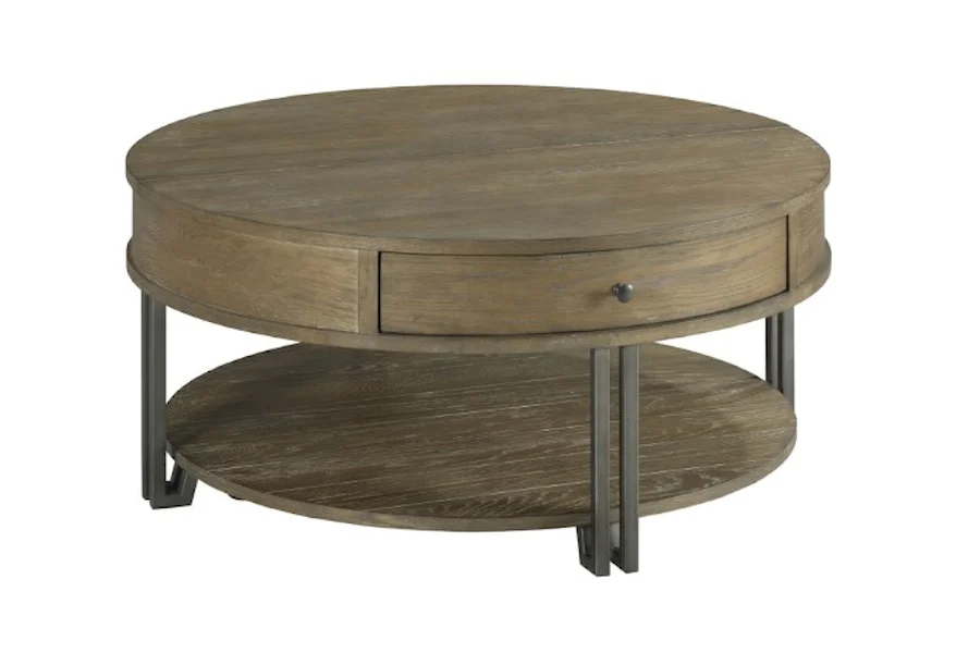 Saddletree Cocktail Table by England at Goffena Furniture & Mattress Center