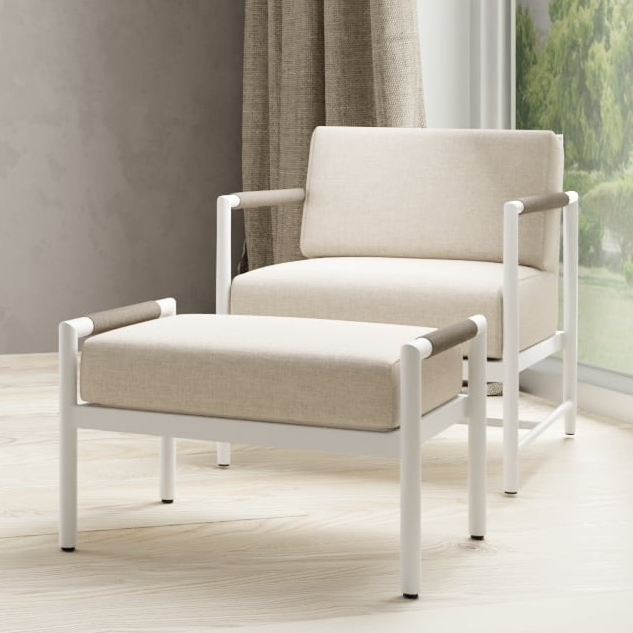 Outdoor Cushioned Club Chair