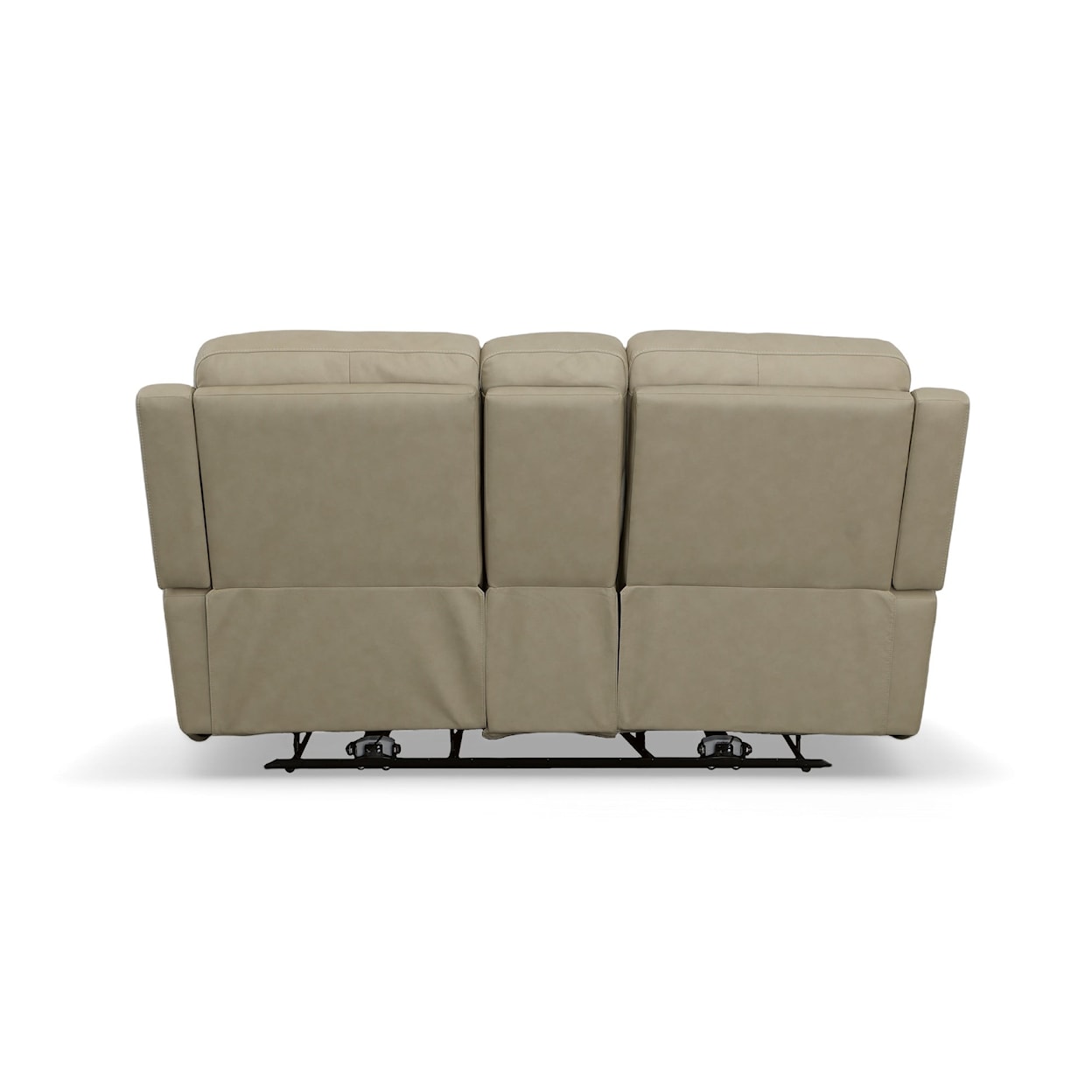 Flexsteel Aarons Power Headrest & Lumbar Reclining Console