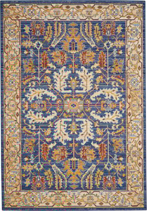 5'6" x 8' Denim Blue Rectangle Rug