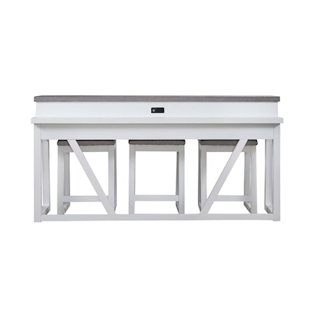 4-Piece Occasional Console Table Set