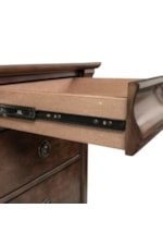 Liberty Furniture Rustic Traditions Transitional Eight-Drawer Dresser with Antique Brass Hardware