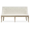 Magnussen Home Harlow Dining Upholstered Dining Bench
