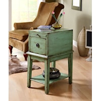 Transitional 1-Drawer End Table