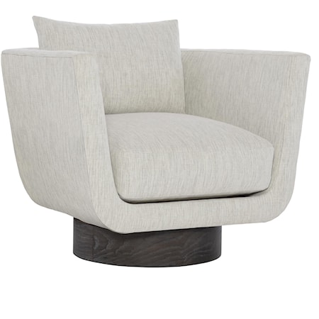 Gemma Leather Swivel Chair