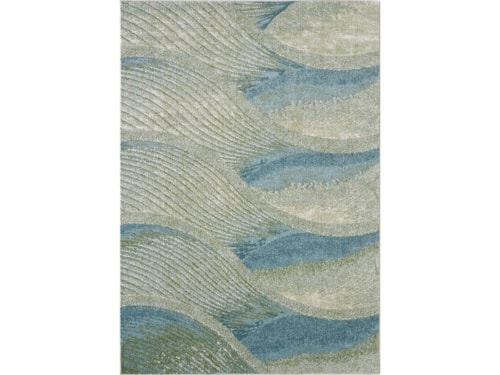 3'3" x 4'11" Ocean Rectangle Rug