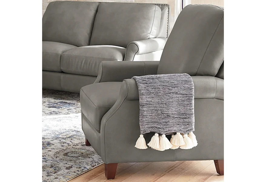Club Level - Greyson Chair by Bassett at Esprit Decor Home Furnishings