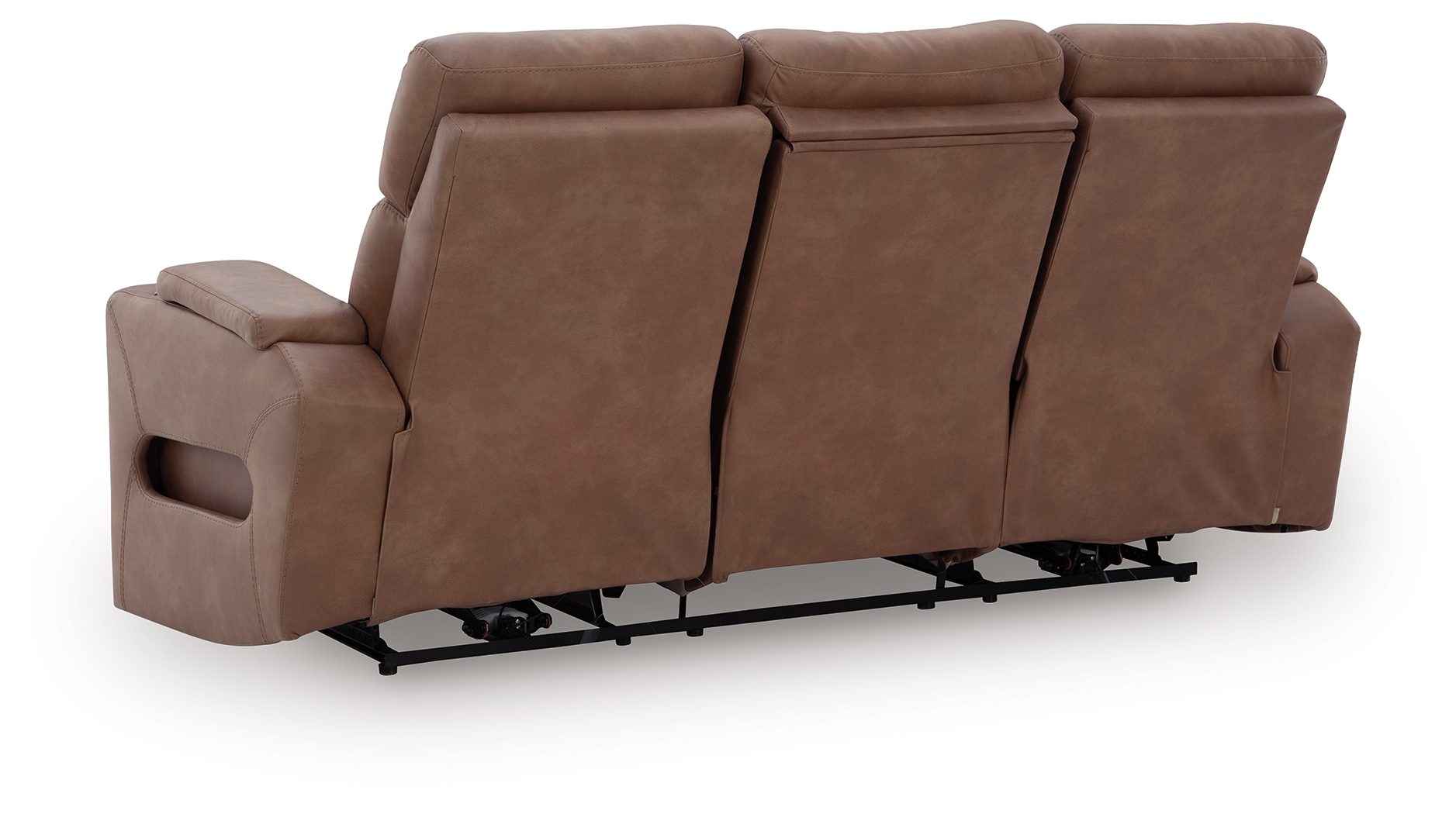 Signature Design by Ashley Clean-Slate Pwr Rec Sofa With Adj Headrest
