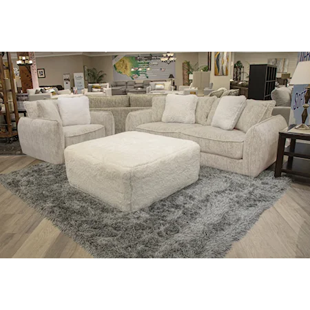 Casual 3-Piece Living Room Set