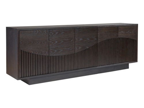 Contemporary 5-Door Media Console