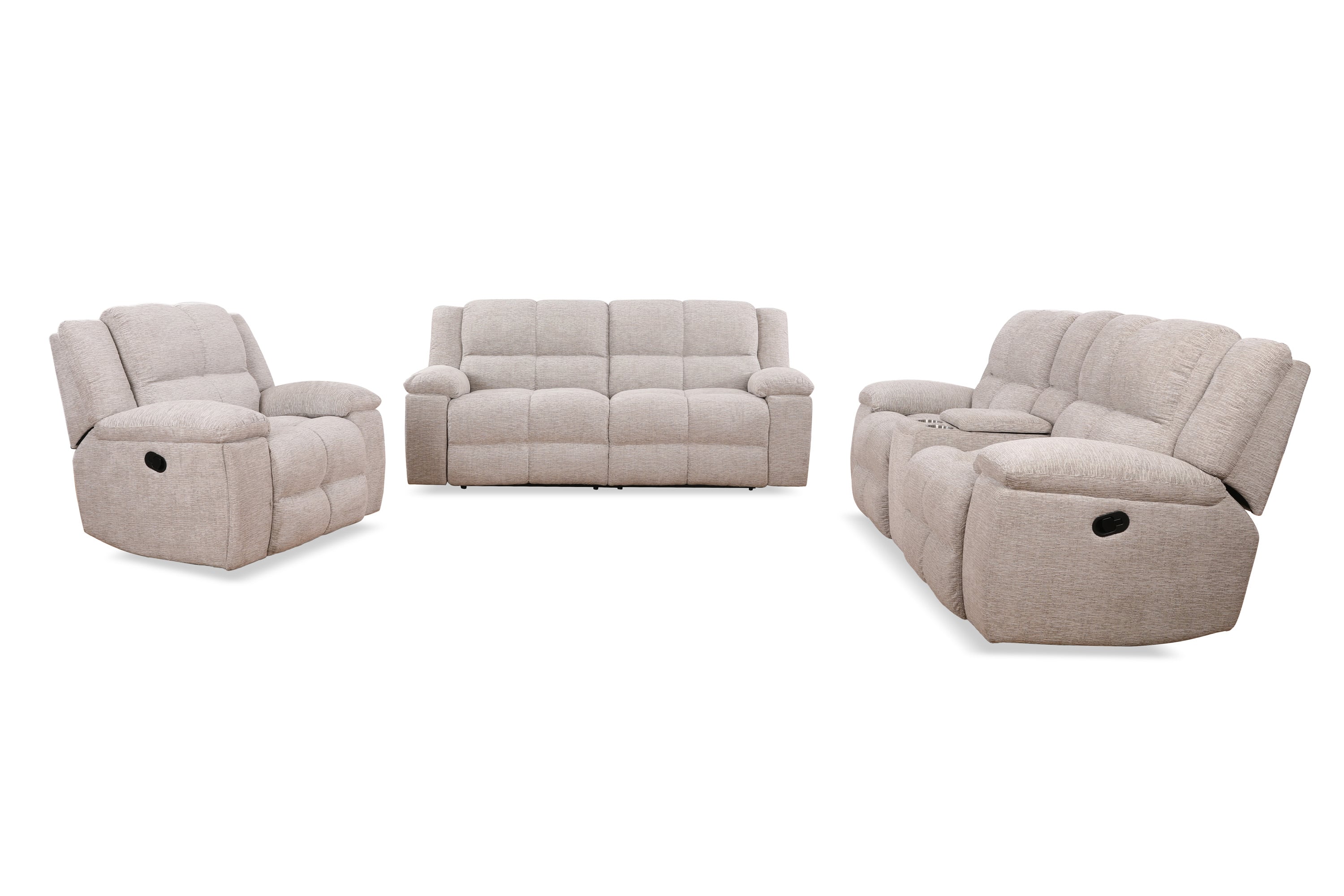 3-Piece Manual Reclining Living Set
