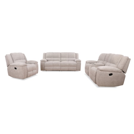 3-Piece Manual Reclining Living Set