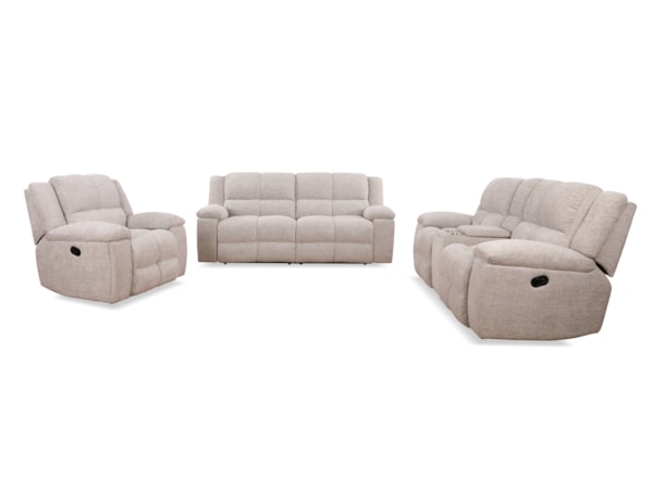 3-Piece Manual Reclining Living Set