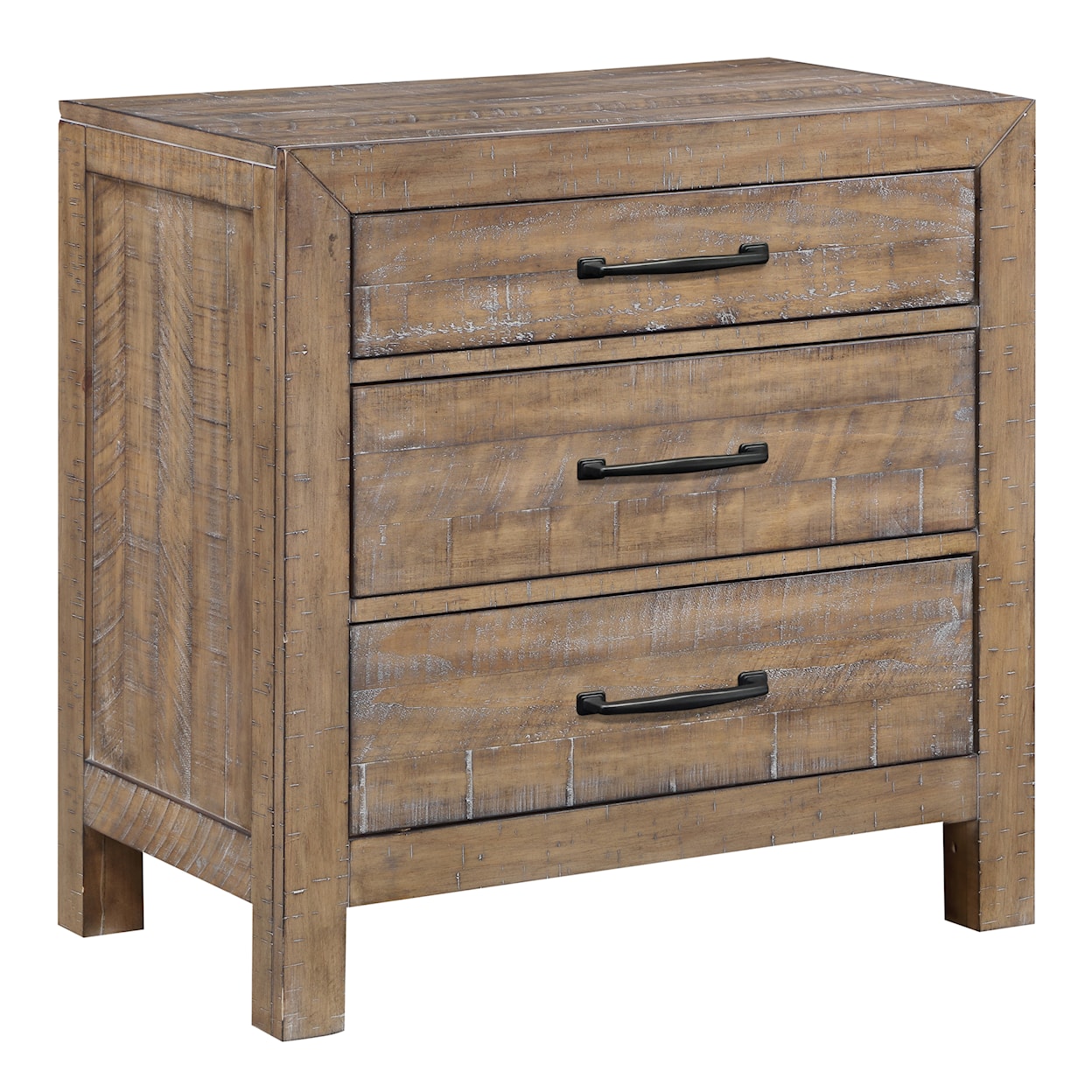 Winners Only Andria 3-Drawer Nightstand