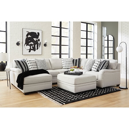 4-Piece Sectional with Chaise