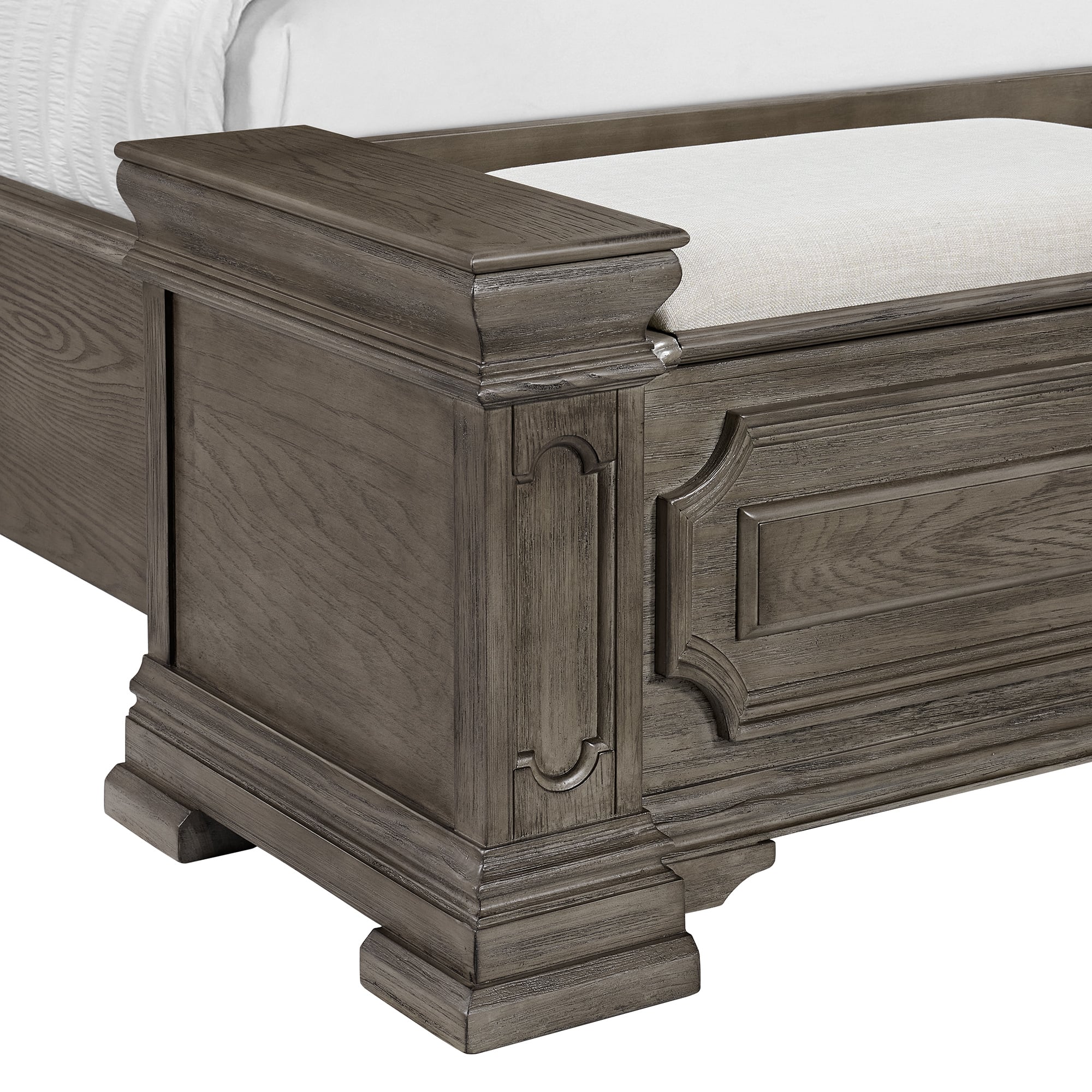 Elements International Kings Court Queen Storage Bed