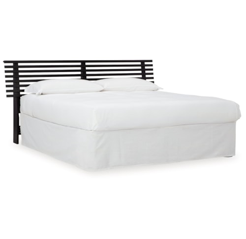 Contemporary Queen Slat Headboard