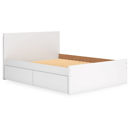 Queen Panel Platform Bed