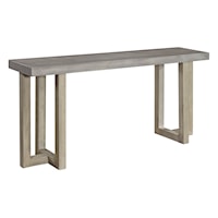 Sofa/Console Table with Faux Concrete Top