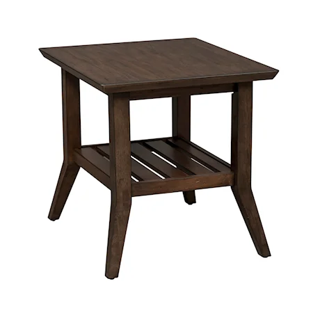 Contemporary Rectangular End Table