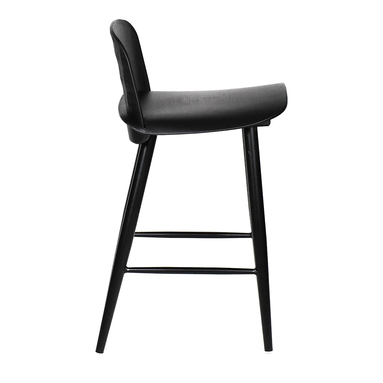 Moe's Home Collection Looey Looey Counter Stool Black-M2
