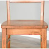 Sunny Designs   Ladderback Chair with Wood Seat