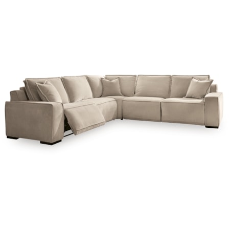 5-piece Power Sectional Reclining Sofa