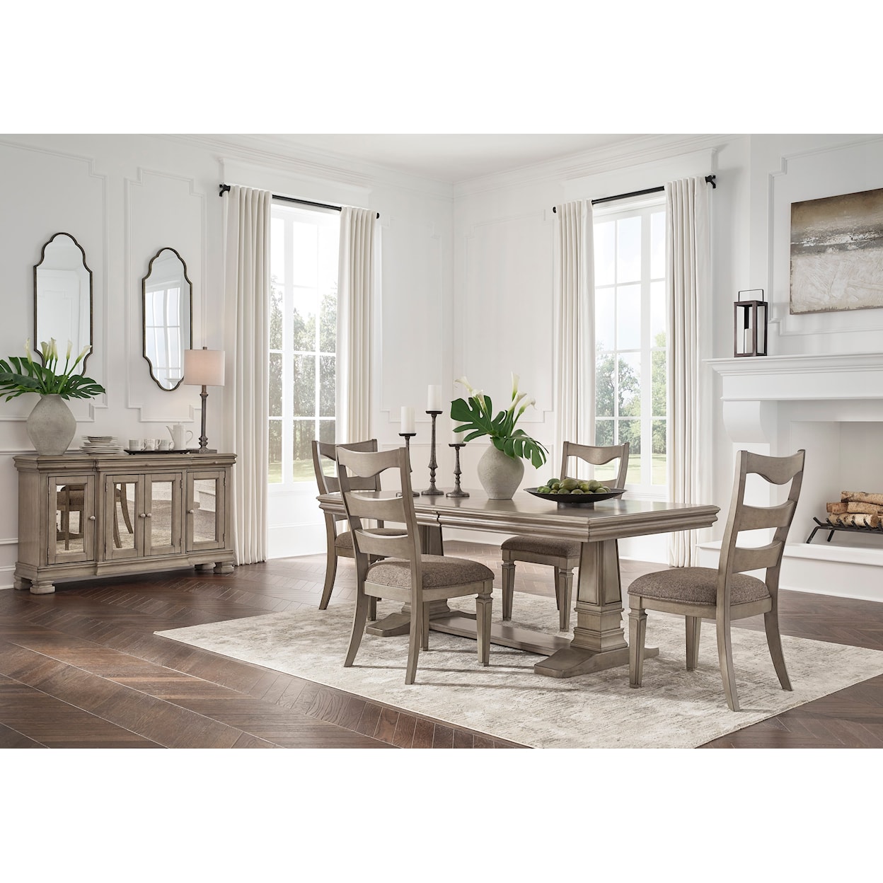 Ashley Signature Design Lexorne 5-Piece Dining Set