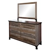 International Furniture Direct 900 Antique Dresser