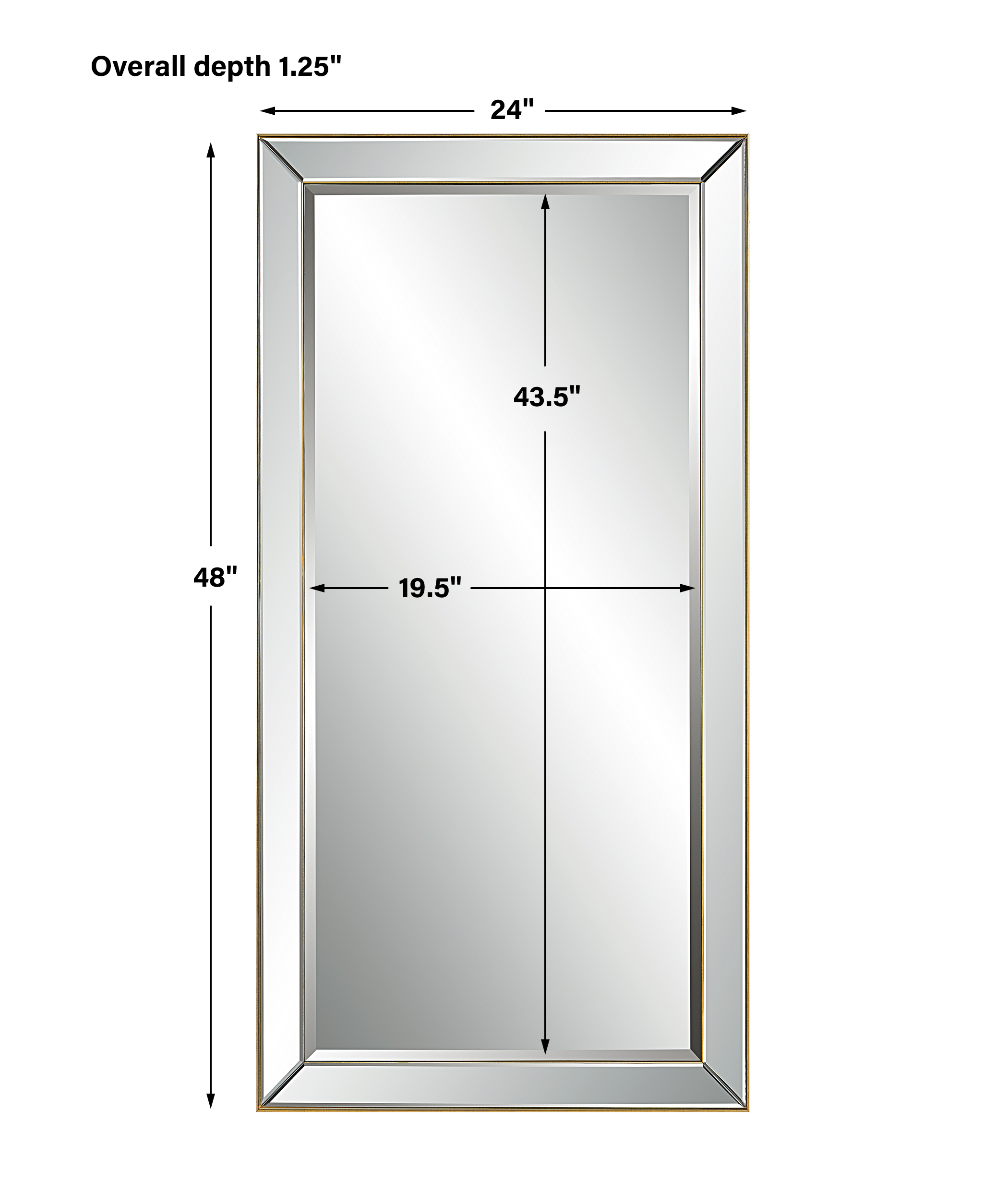 Uttermost Lytton Lytton Gold Mirror