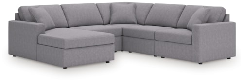 5-Piece Sectional With Chaise