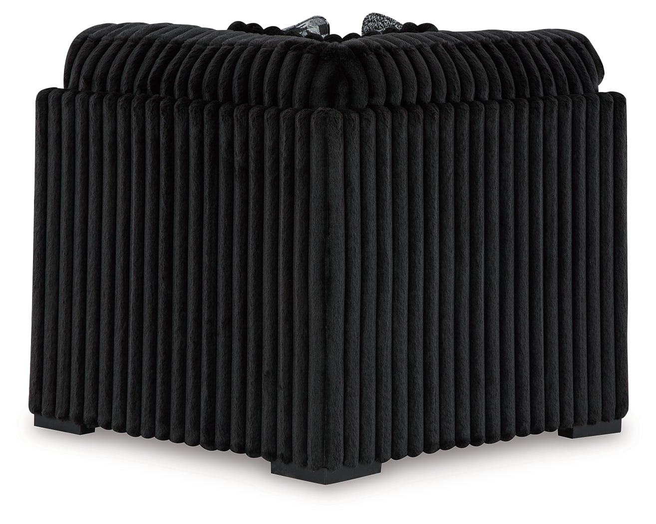 Signature Design by Ashley Midnight-Madness 4-Piece Sectional & Oversized Accent Ottoman