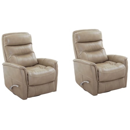 Manual Swivel Glider Recliner (Set of 2)