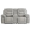 Intercon Cody Dual-Power Loveseat w/Console