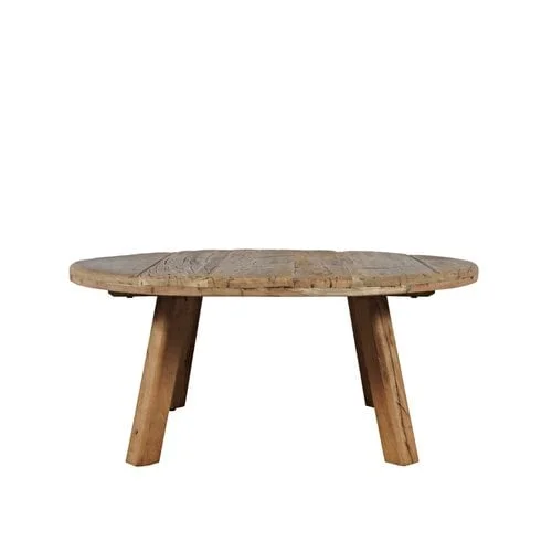 Jofran Reclamation 23002 Reclamation Salvaged Wood Round Coffee Table