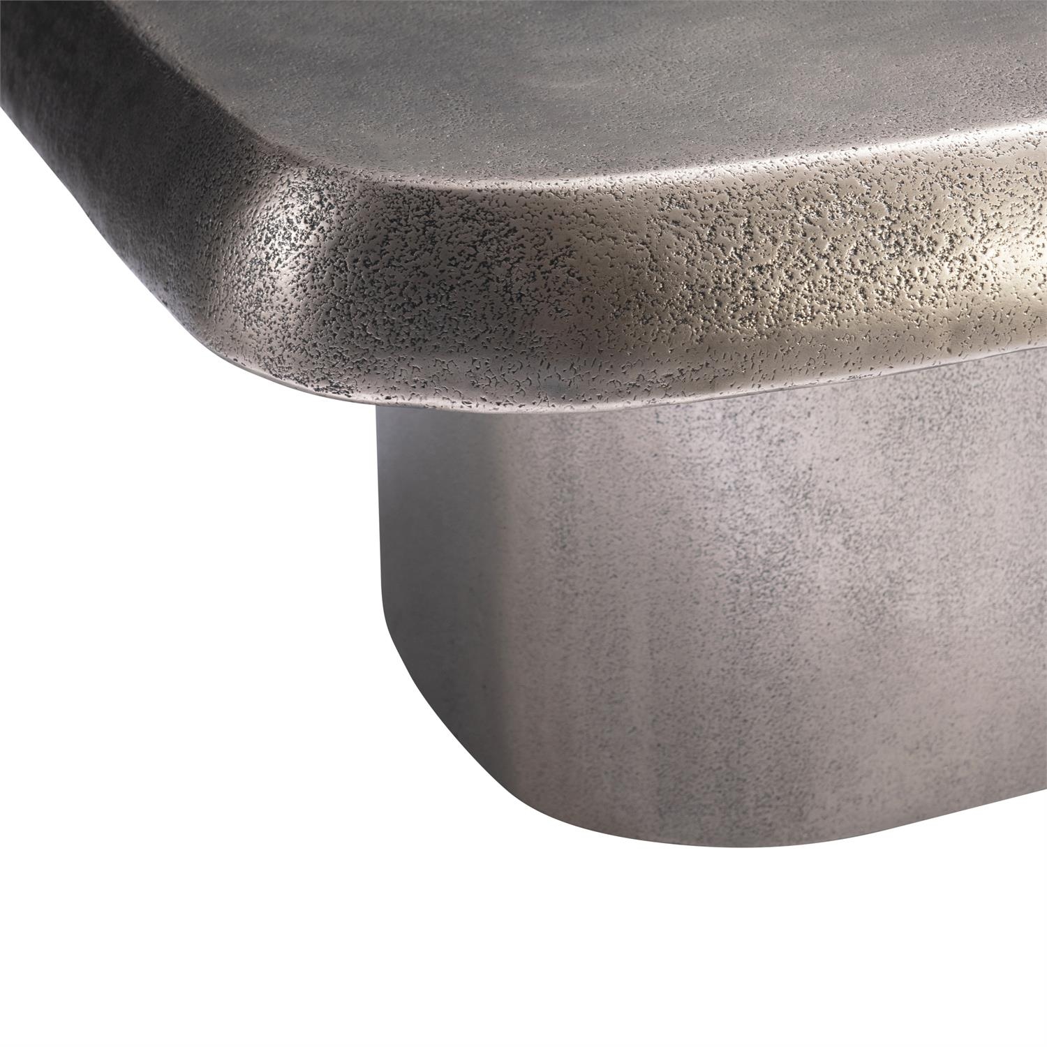 3-pc. Aluminum Flowing Cocktail Table Set